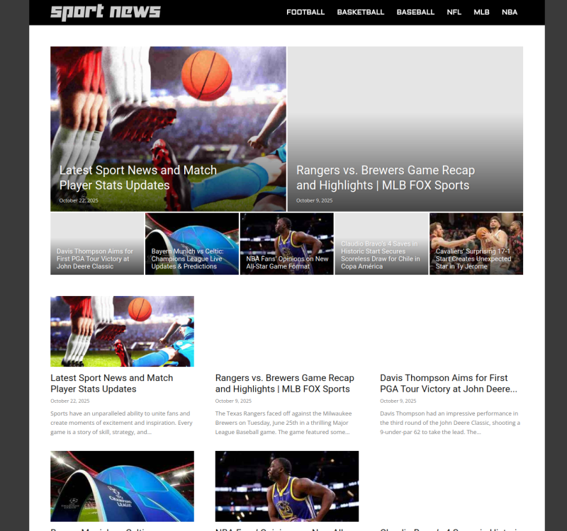 sportnewsy.com screenshot