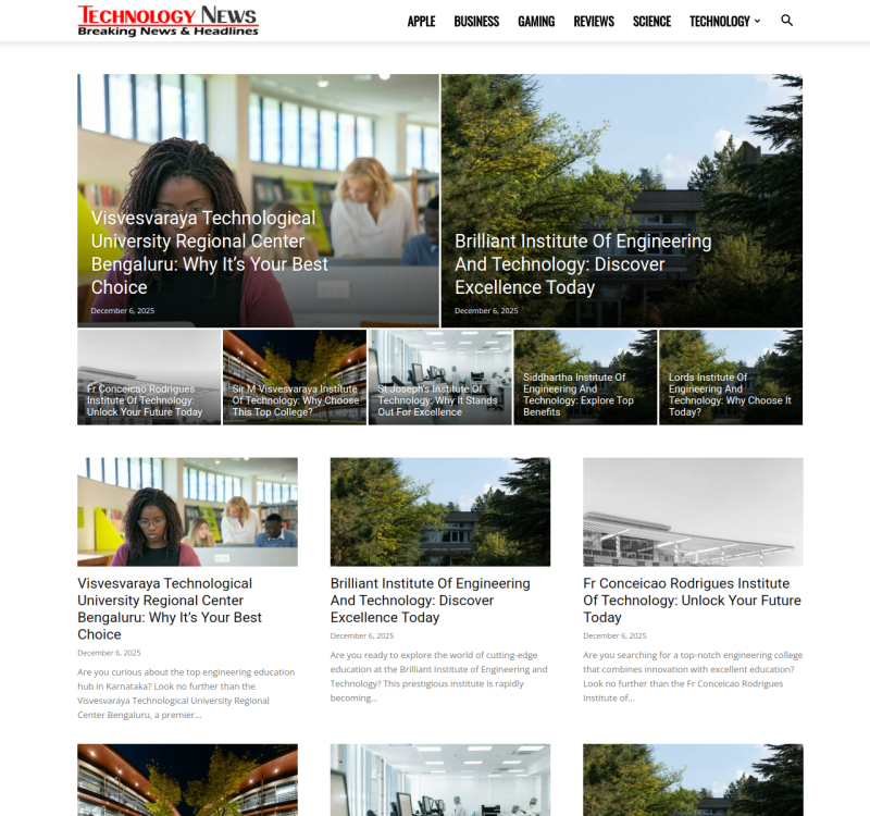 technology.edu.pl screenshot