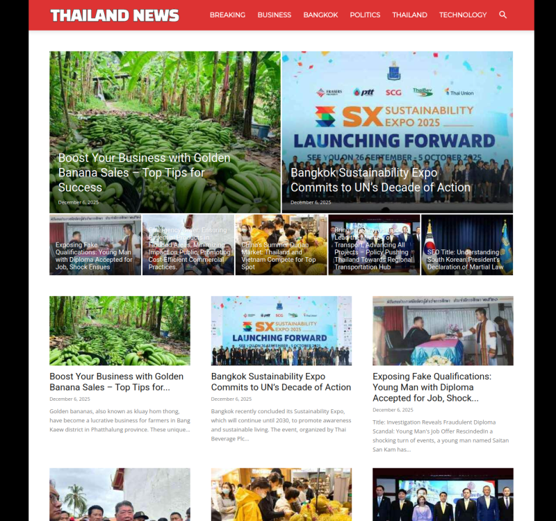 thailandenews.com screenshot
