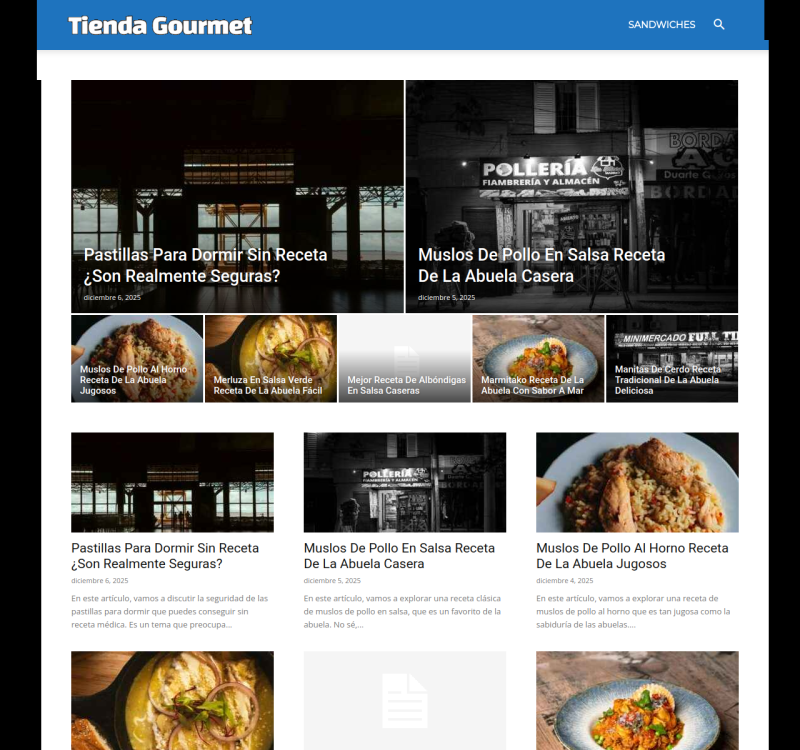 tiendagourmet.co screenshot