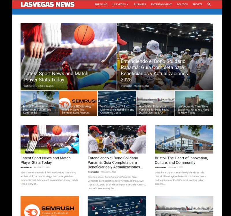 vegasenews.com screenshot