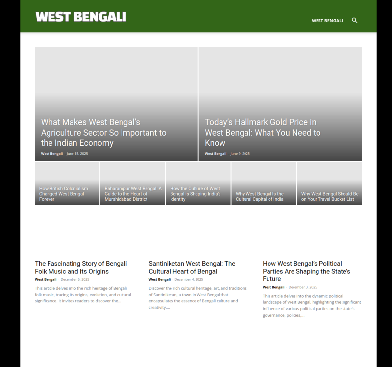 westbengali.com screenshot