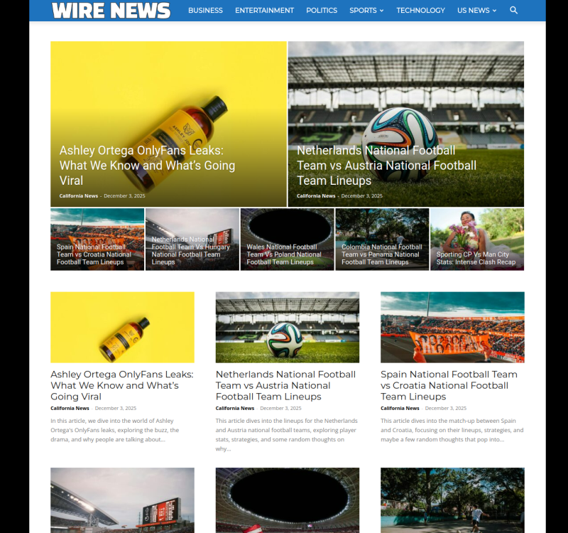 wirenewsfax.com screenshot