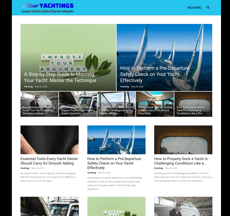 yachtings.net screenshot