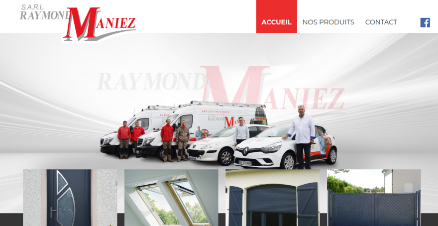 Site réalisé : Menuiserie Maniez