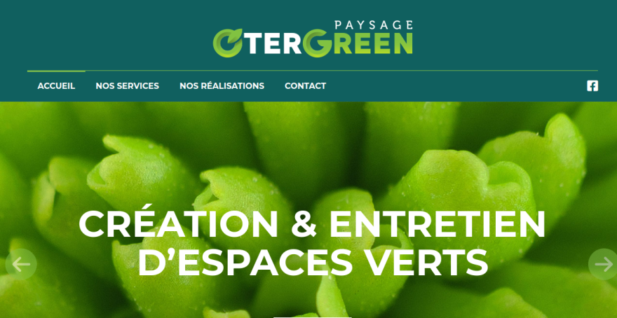 Site réalisé : O'TerGreen, espaces verts