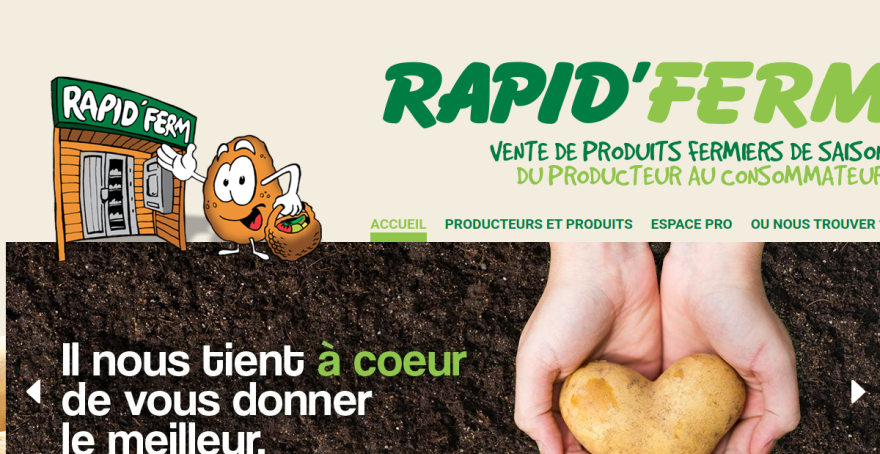 Site réalisé : Rapid'Ferm