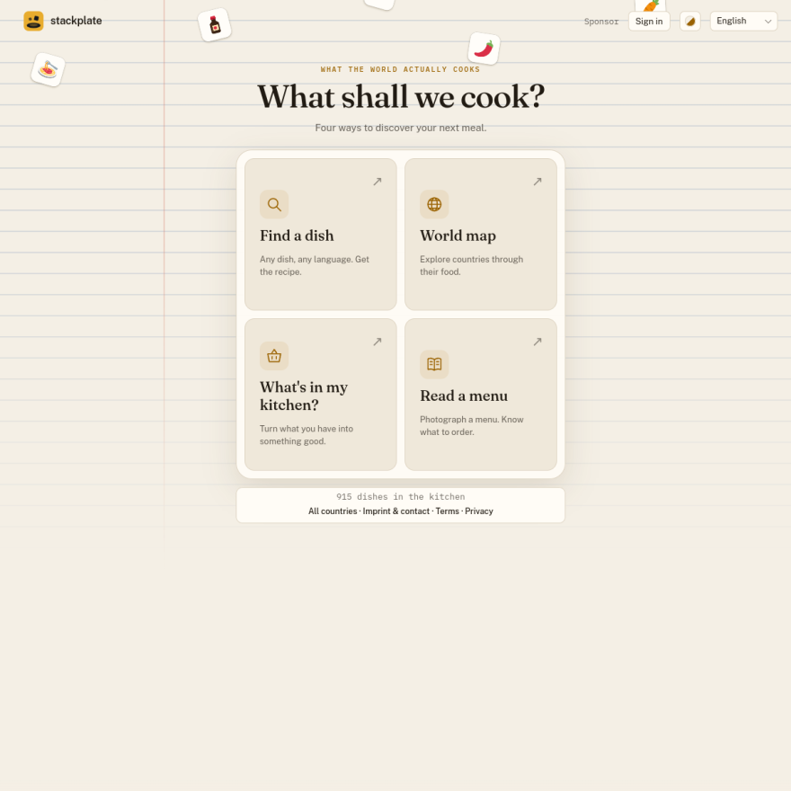 Stackplate live site