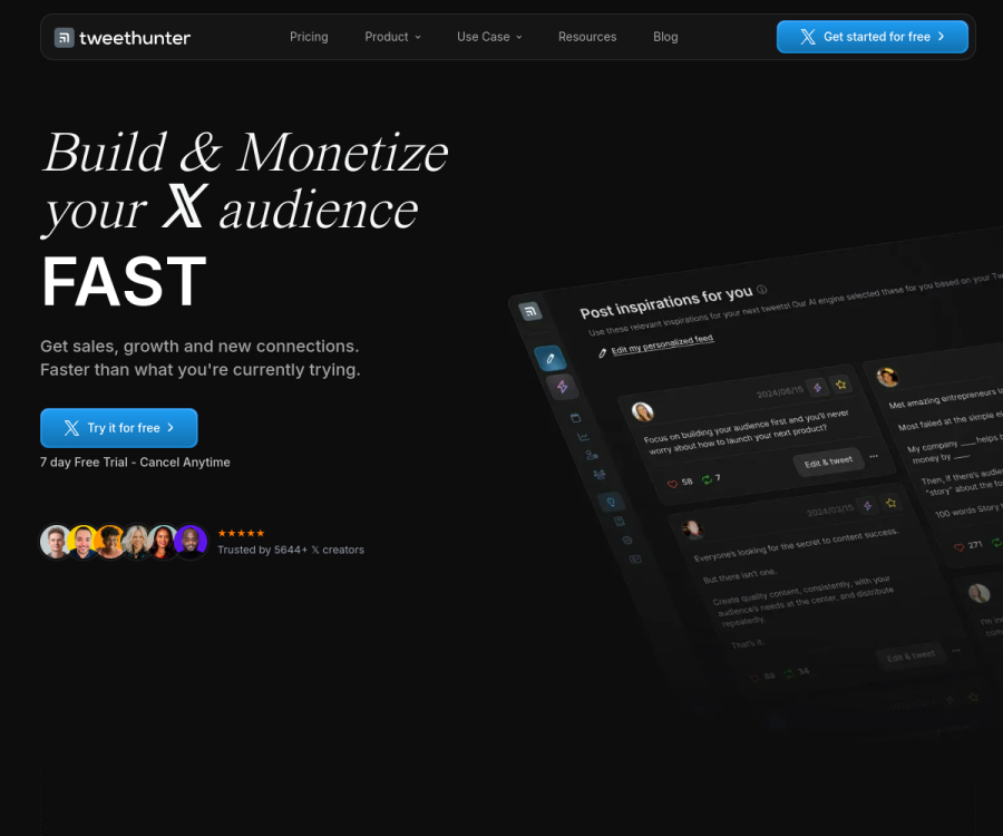 TweetHunter screenshot