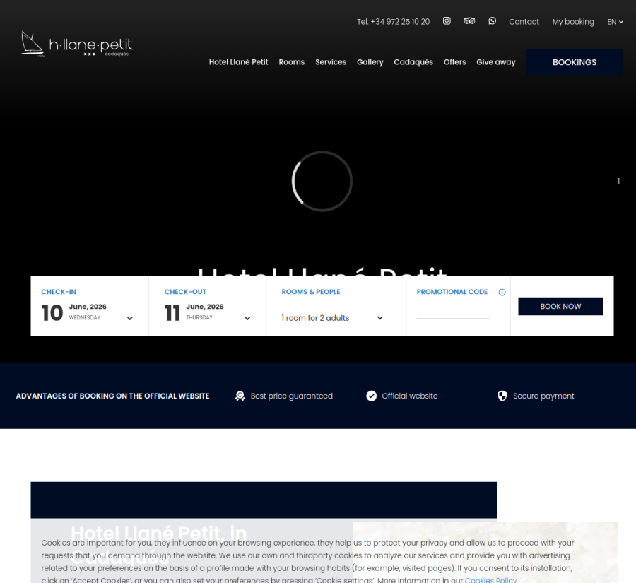 Diseño web de Llane Petit por Digital State
