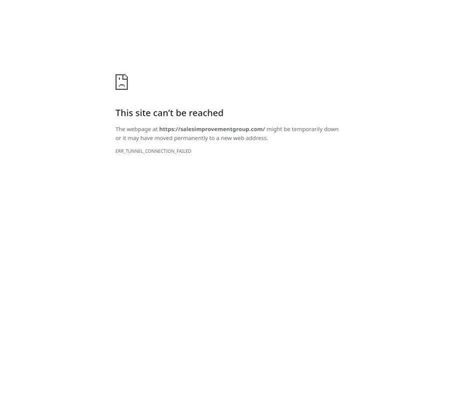 Sales Improvement Group website