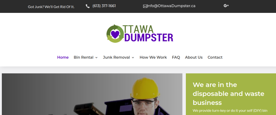 Ottawa Dumpster - Bin Rental and Junk Removal