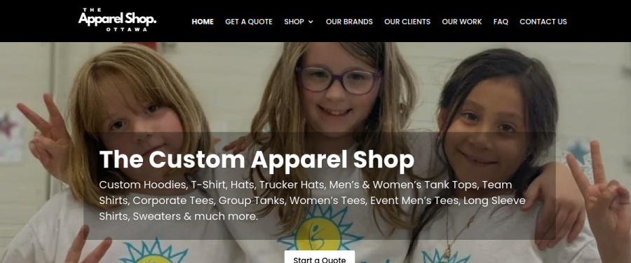 Custom Apparel Shop Ottawa