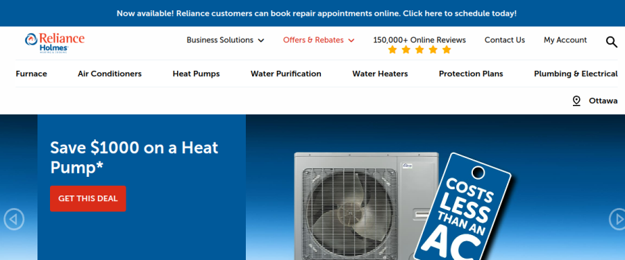 Reliance Holmes Heating, Air Conditioning & Plumbing