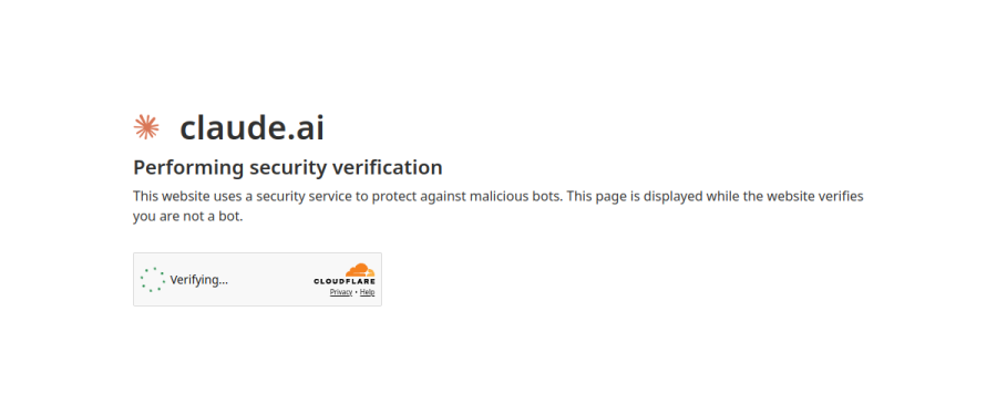 Claude website screenshot