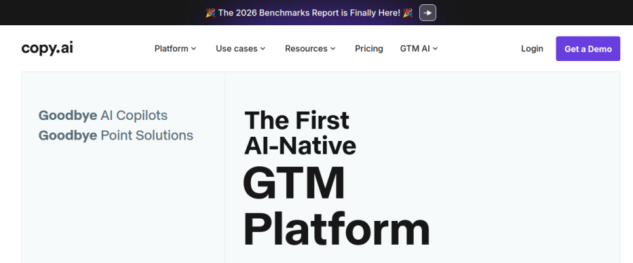 Copy.ai website screenshot