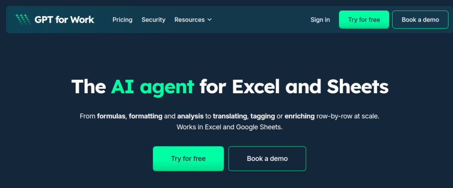 GPT for Work website screenshot