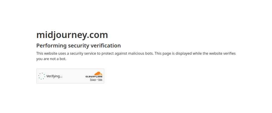 Midjourney website screenshot