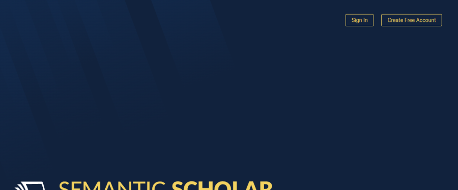 Semantic Scholar website screenshot