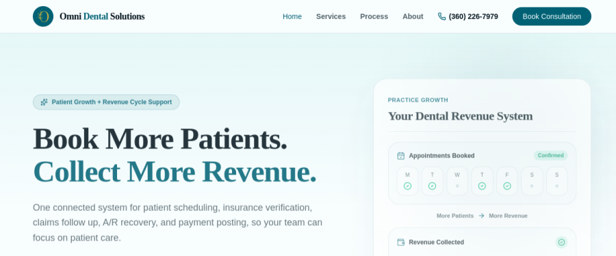 Omni Dental Solutions website