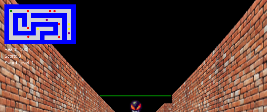 AI 3D Maze game preview
