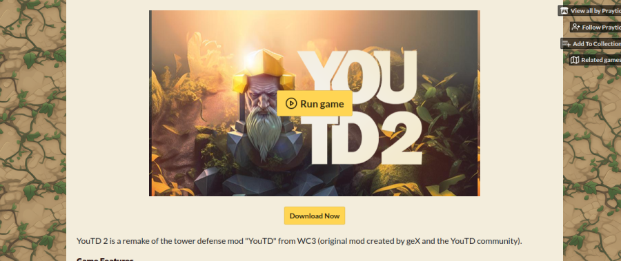 You TD 2 game preview