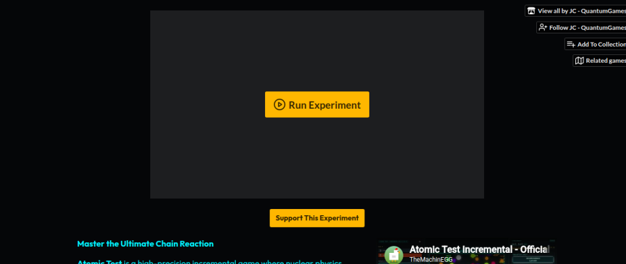 Atomic Test: Incremental game preview