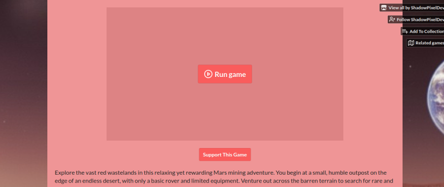 Rover Run 3D game preview