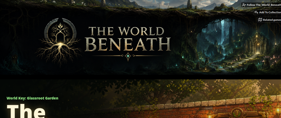 The Garden: A World Key for The World Beneath game preview
