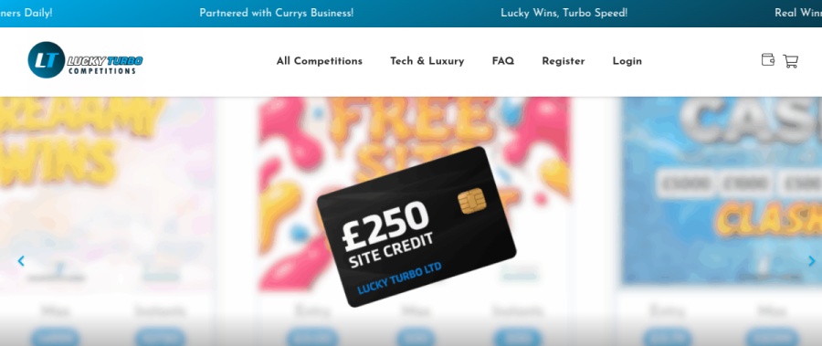 Lucky Turbo - Feature section