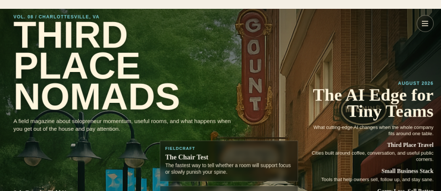 Third Place Nomads site preview