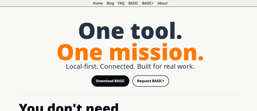 NoodleNet BASIC site preview