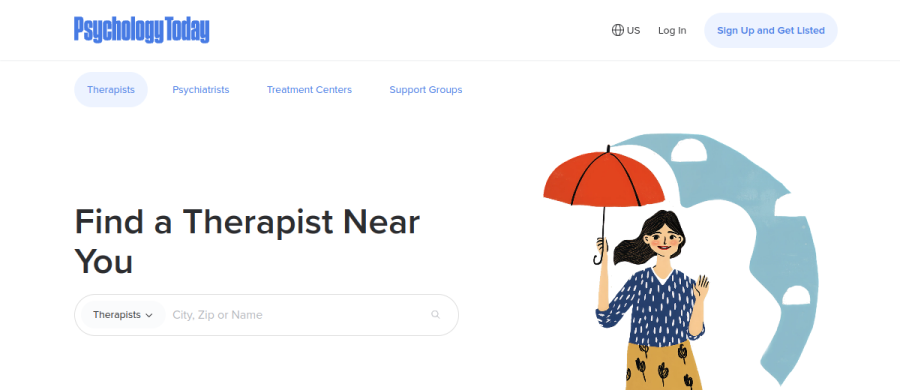 Psychology Today therapists preview