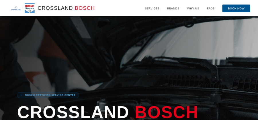 Crossland Bosch Jaipur car service website