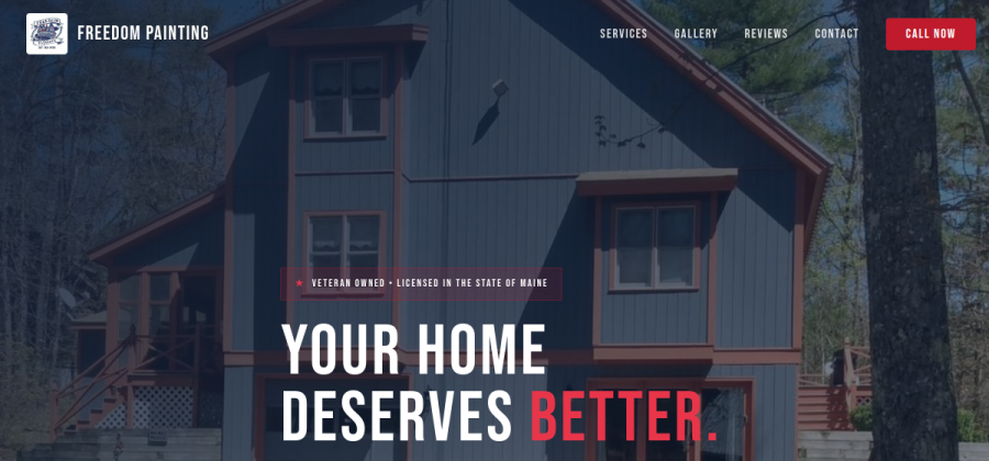 Freedom Painting website