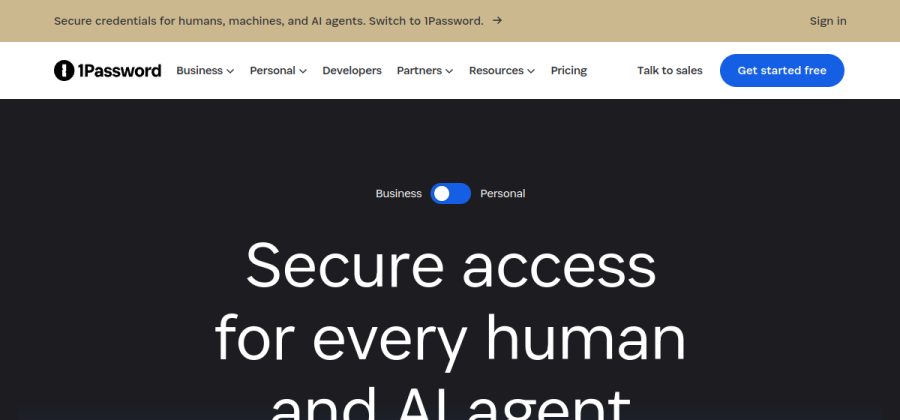 1Password product screenshot