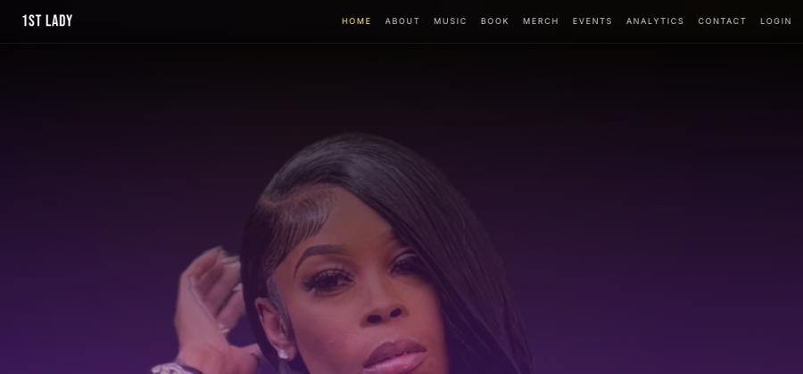 1st Lady Entertainment website