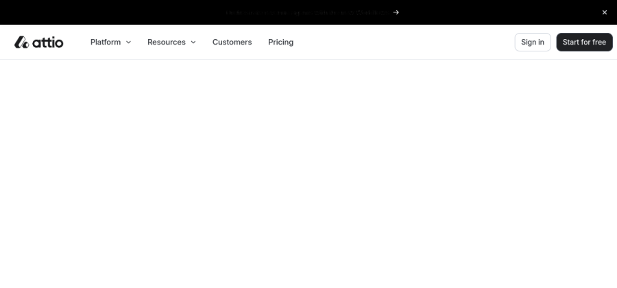 Attio product screenshot