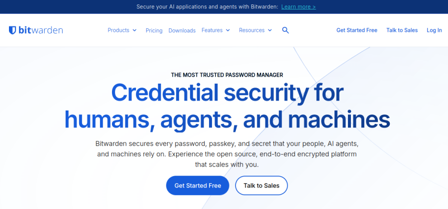 Bitwarden product screenshot