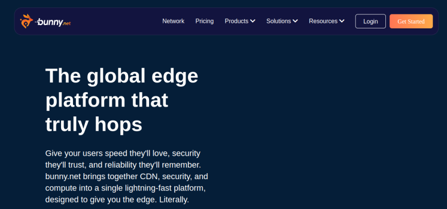 Bunny.net product screenshot