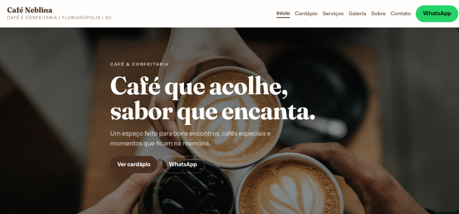 Warm / artesanal - Café Neblina