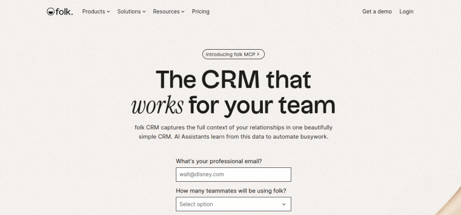 Folk product screenshot