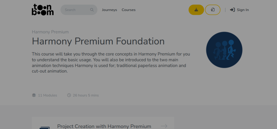 Aperçu visuel du cours Harmony Premium Foundation