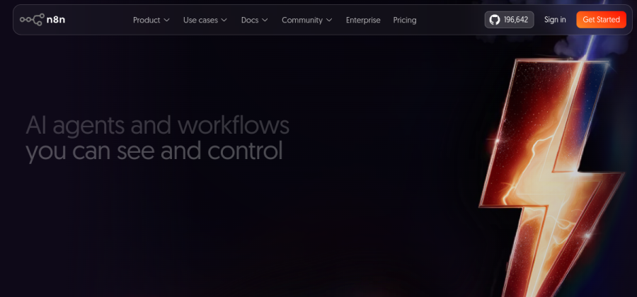 n8n product screenshot
