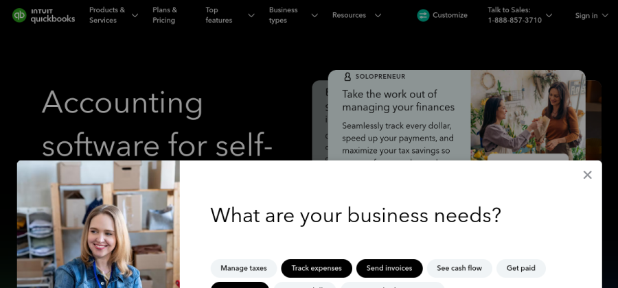 QuickBooks Self-Employed product screenshot