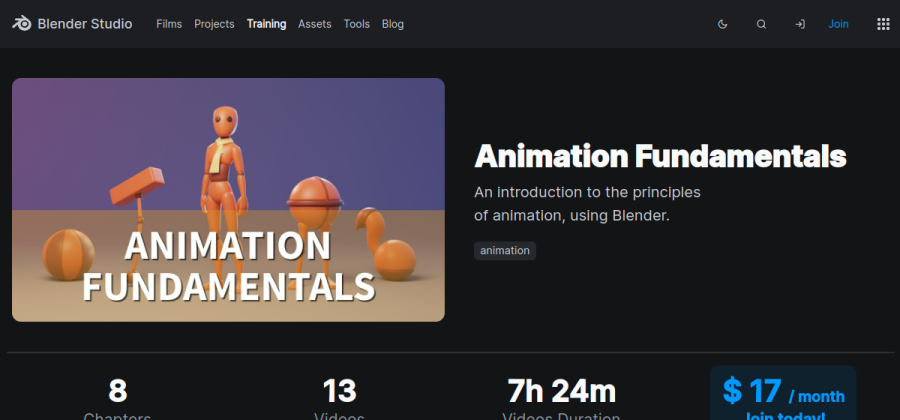Aperçu visuel du cours Animation Fundamentals