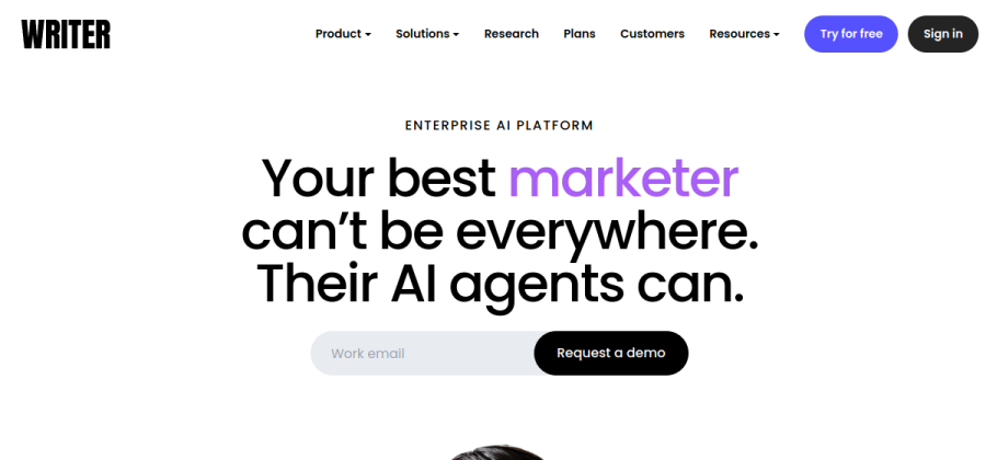 Writer product screenshot