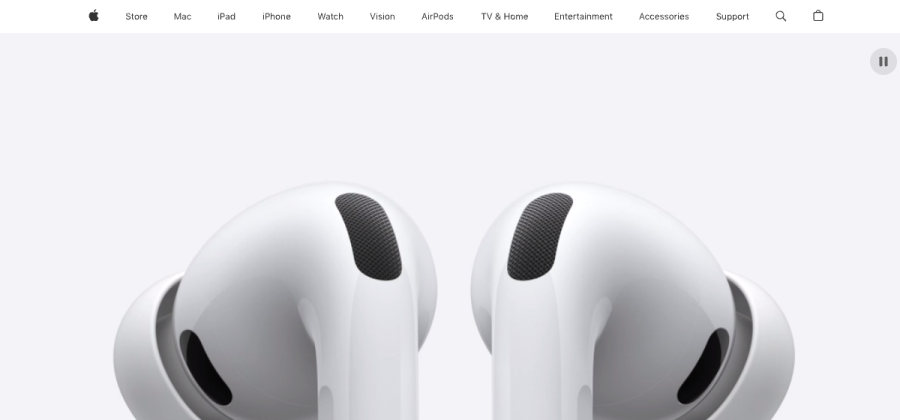Story scroll - Apple