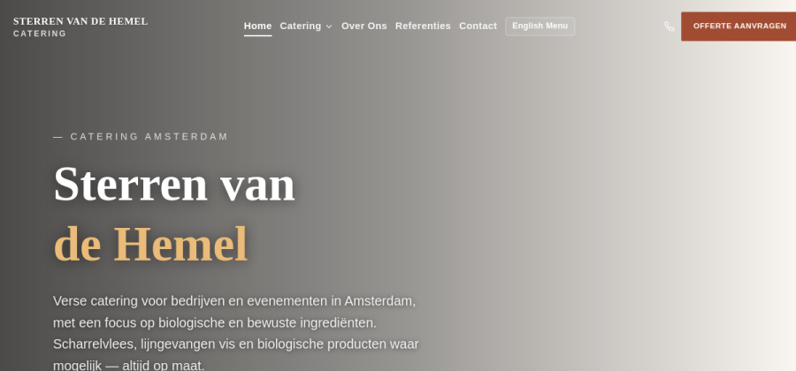 Sterren van de Hemel website preview