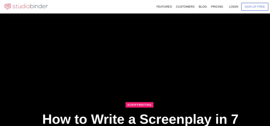 Aperçu visuel du cours How to Write a Screenplay in 7 Steps
